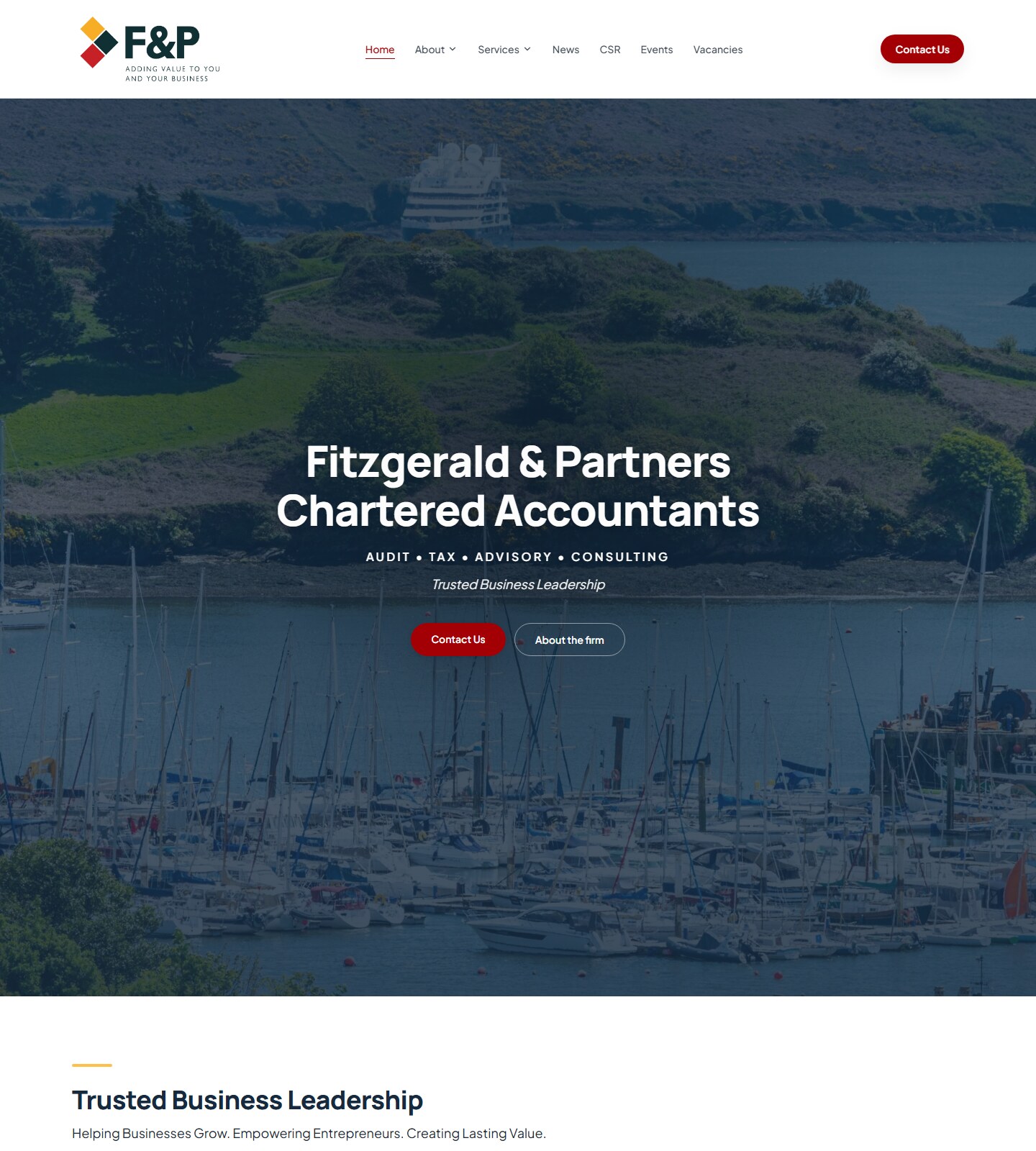 Fitzgerald & Partners website